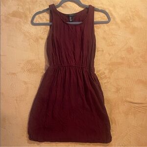 Forever 21 Burgundy Mini Dress